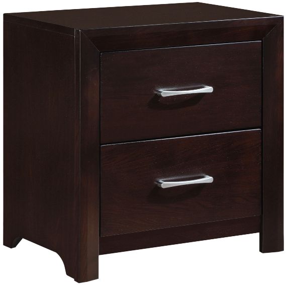 Homelegance® Edina Espresso Nightstand-0
