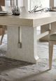 Hooker® Furniture Cascade Terrain Extendable Dining Table with Textured Gesso Base-5