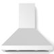Verona® Designer Series 36" White Wall Mounted Chimney Range Hood-0