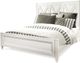 Riverside Furniture Osborne Winter White King Panel Bed-1