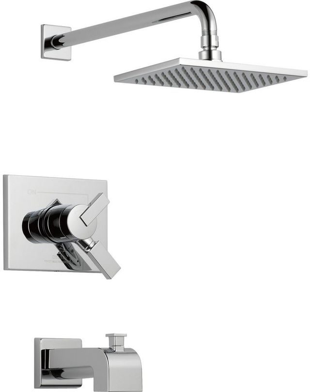 Delta Vero® Chrome Monitor® 17 Series Brass Tub & Shower Trim-0