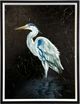 Stylecraft Bold Heron Black/White Wall Art -0