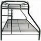 ACME Furniture Tritan Black Twin XL Over Queen Bunk Bed-4