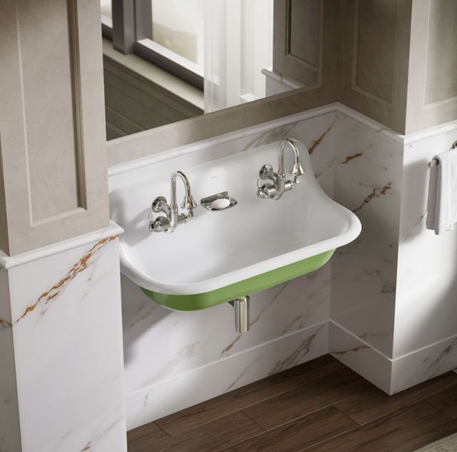 Kohler Brockway™ Fresh Green 36" Wall-Mount Utility Sink-2
