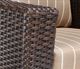 CabanaCoast® Customizable Louvre Wicker Outdoor Accent Chair-3