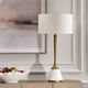 Uttermost® Avola White Table Lamp-2