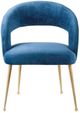 TOV Furniture Rocco Slub Navy Dining Chair-1