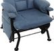 PEL International AGE 76 Series Blue Manual Recliner-1