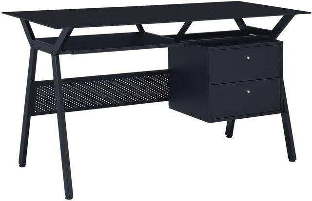 Coaster® Weaving Black 2-Drawer Computer Desk