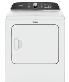 Whirlpool® 7.0 Cu. Ft. White Gas Dryer