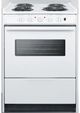 Summit® 24" White Slide-In Electric Range-2