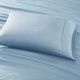 Olliix by Sleep Philosophy Blue Queen 300 Thread Count Liquid Cotton Sheet Set-2