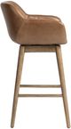 Four Hands Hannah Amber Ash/Sonoma Chestnut Swivel Counter Stool-2
