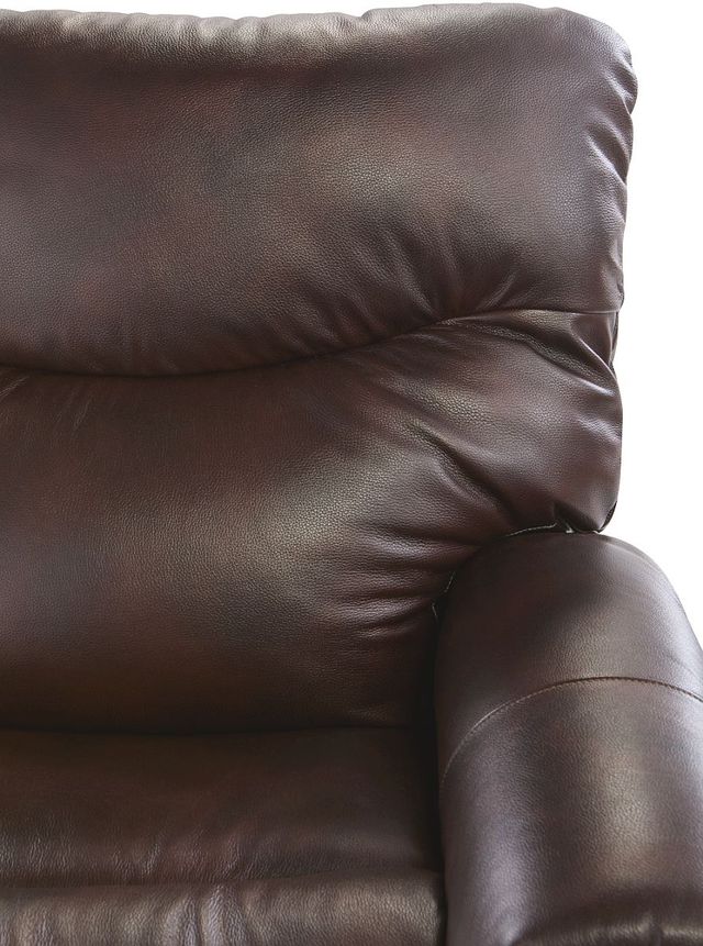 La-Z-Boy® James Walnut Leather Manual Rocking Recliner-3