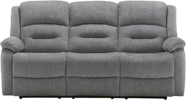 Monarch Specialties Inc. Blue Power Reclining Sofa with USB Ports-0