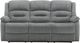 Monarch Specialties Inc. Blue Power Reclining Sofa with USB Ports-0