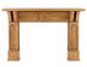 A & B Home Charleston Light Brown Mantel Shelf -1