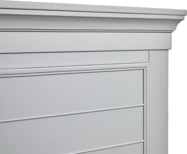 Magnussen Home® Charleston Harbor Gray Queen Panel Storage Bed-4