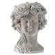 A & B Home Gray 8" Bust Planter-1
