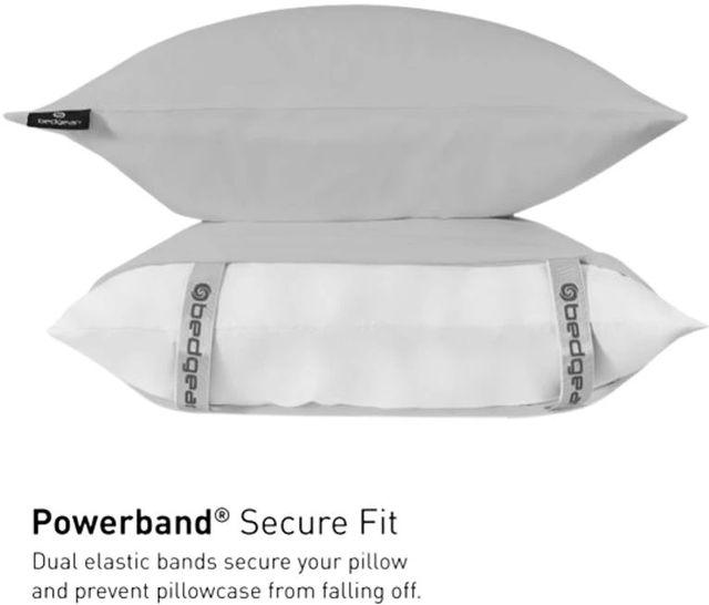 BEDGEAR® Cooling Ver-Tex 2-Piece Light Gray King Pillow Case Set-3