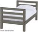 Crate Designs™ Furniture Graphite Twin Ladder End Lower Youth Bunk Bed-0