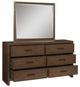 Benchcraft® Lelander Brown Dresser and Mirror-2