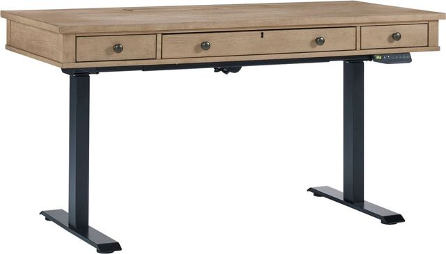 aspenhome® Emerson Light Elm 60" Lift Desk-0