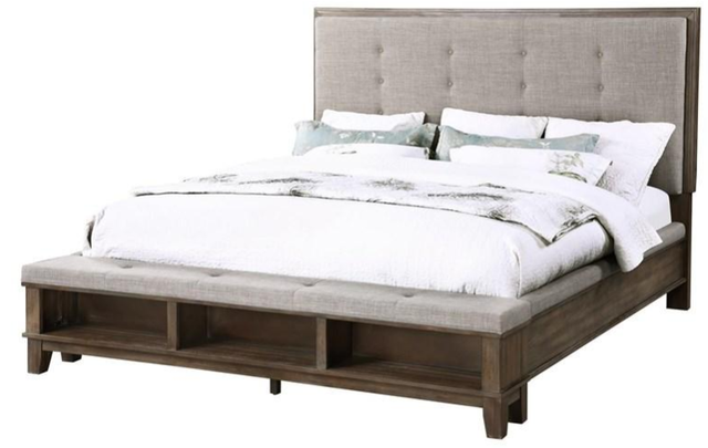 New Classic® Home Furnishings Cagney Vintage Western King Bed-0