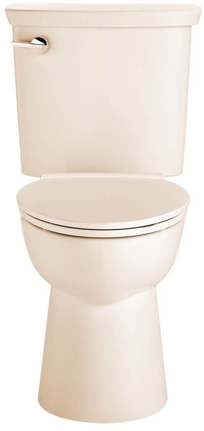 American Standard VorMax® Bone High Efficiency Right Height® Elongated Toilet with Left Hand Trip Lever-0