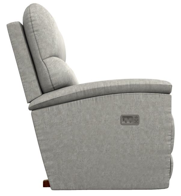 La-Z-Boy® Trouper Dove Power Rocking Recliner with Headrest-2
