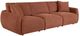 Coaster® Elysia 3-Piece Coral Upholstered Modular Sectional Sofa-0