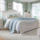 Liberty Furniture Bayside Antique White King Panel Bed-3