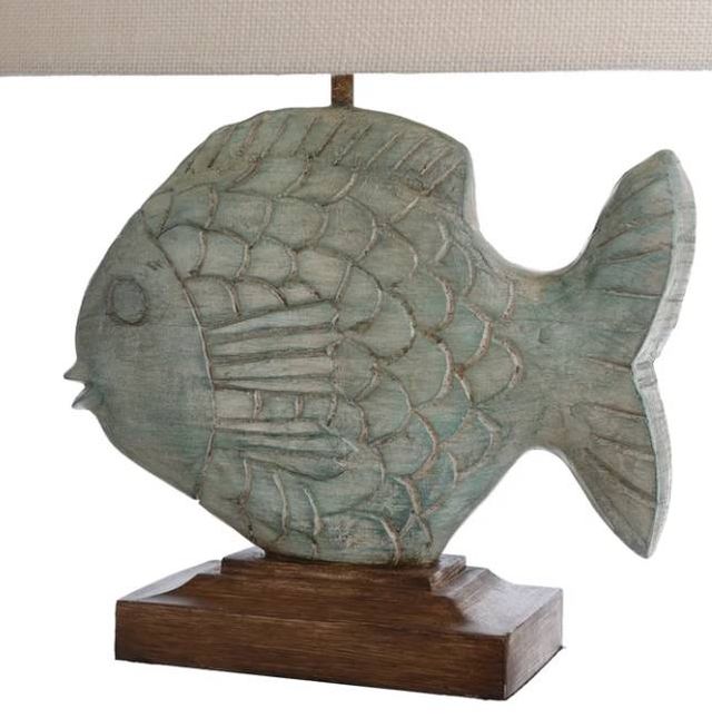 Stylecraft Nemo Blue/White Table Lamp -3