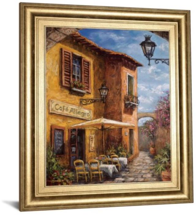 Classy Art Courtyard Cafã by Surridge, M Wall Art-1