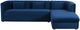 TOV Furniture Callie 2-Piece Navy Right Arm Facing L-Shaped Sectional-3