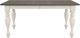 Sunny Designs™ Pasadena Buckskin Extension Dining Table with Marble White Base -2