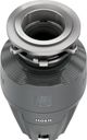 Moen® EX Series 0.5 HP Continuous Feed Black Garbage Disposal-4