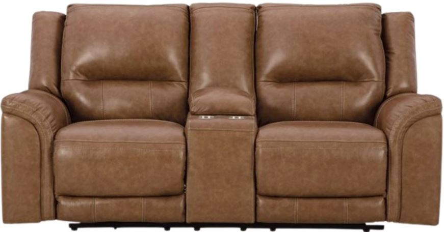 Signature Design By Ashley Trasimeno Power Reclining Loveseat - Thumbnail 2
