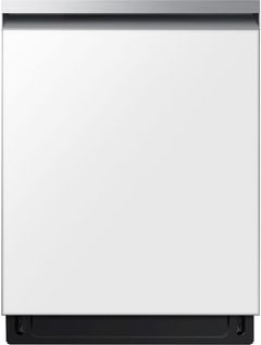 Samsung Bespoke 24" White Glass Top Control Built In Dishwasher