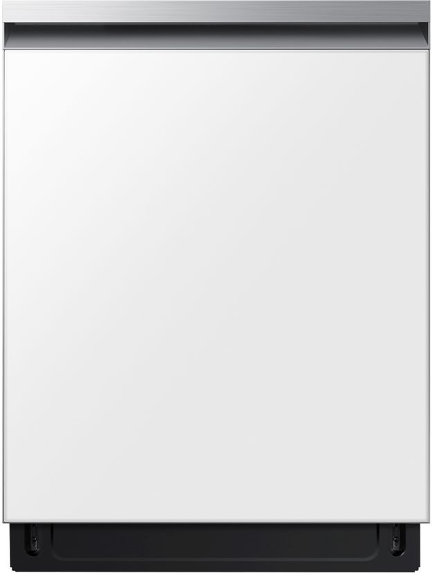 Samsung Bespoke 24" White Glass Top Control Built In Dishwasher