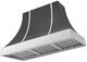 AGA Cascade 48" Slate Wall Mounted Range Hood  with Polished Chrome Trim-0