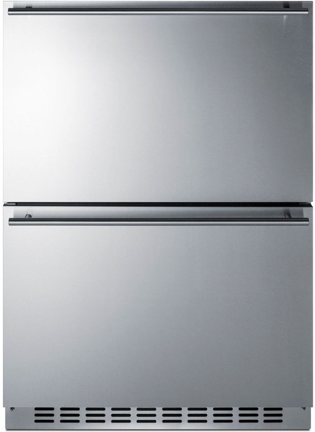 Summit® 3.32 Cu. Ft. Stainless Steel Under The Counter Refrigerator -0