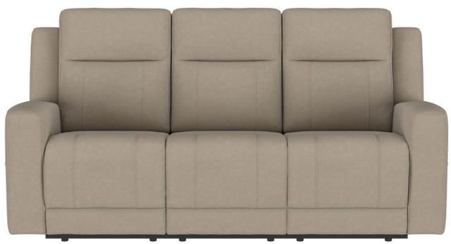 Coaster® Brentwood Taupe Manual Reclining Sofa-1
