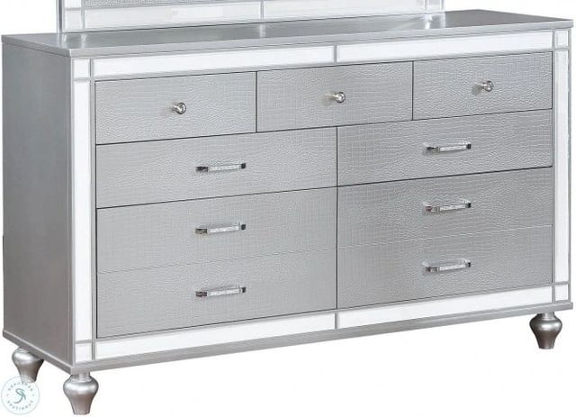 Furniture of America® Brachium Silver Dresser-0