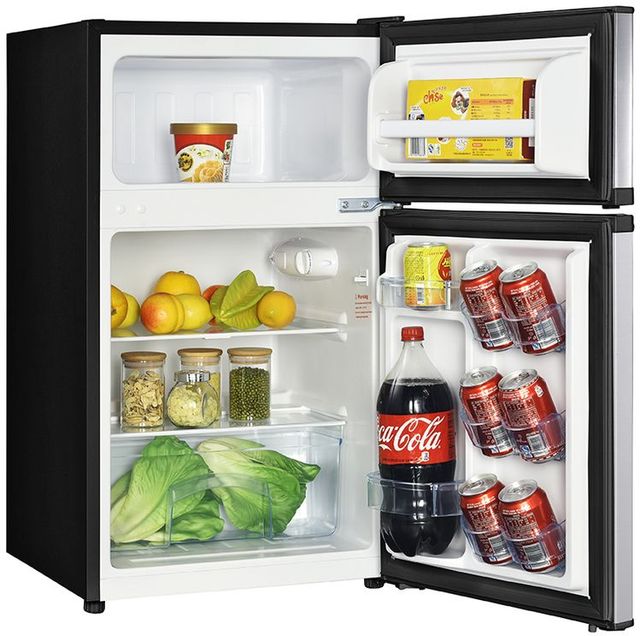 Avanti® 19" 3.1 Cu. Ft. Stainless Steel Compact Top Freezer Refrigerator-3