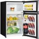 Avanti® 19" 3.1 Cu. Ft. Stainless Steel Compact Top Freezer Refrigerator-3
