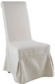 A & B Home Laramie Neutral Brown Parsons Skirted Chair-0