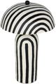TOV Furniture Maiori Black Striped Table Lamp-3