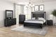 Furniture of America® Ashbourne 4-Piece Black Queen Bedroom Set-2