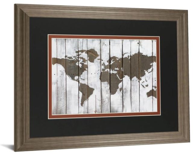 Classy Art Heathered World by Bassin, C. Wall Art-1